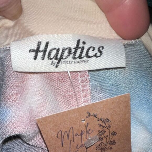 NWT Plus Size Haptics Tie Dye Top Size 1X - Picture 3 of 6